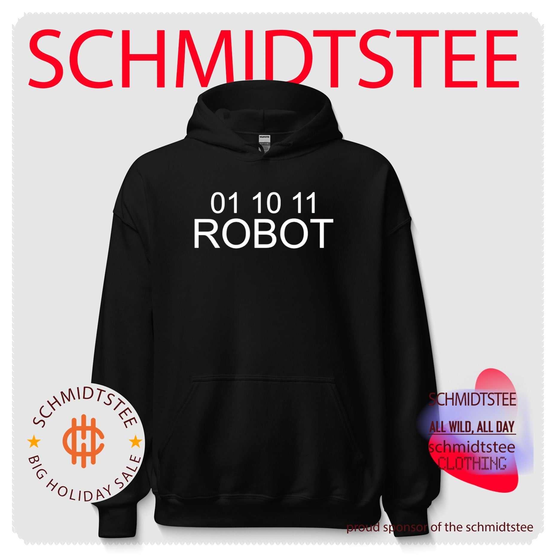 01 10 11 Robot Shirt