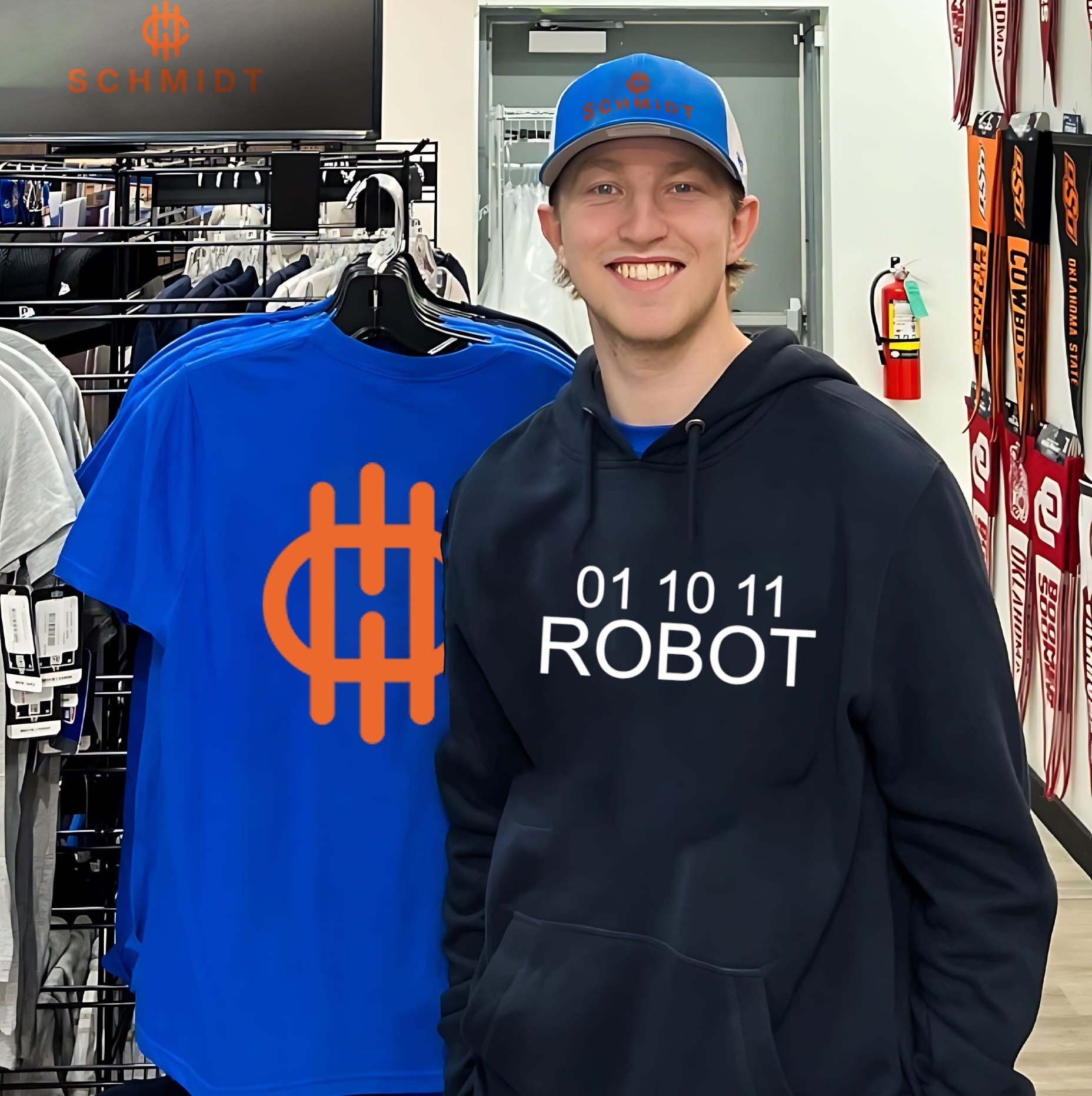 01 10 11 Robot Shirt