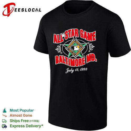1993 Baltimore Orioles All-Star Game Baltimore MD July 13 1993 shirt