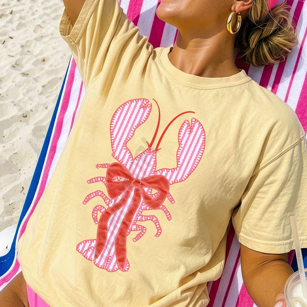 Seersucker Lobster Tee