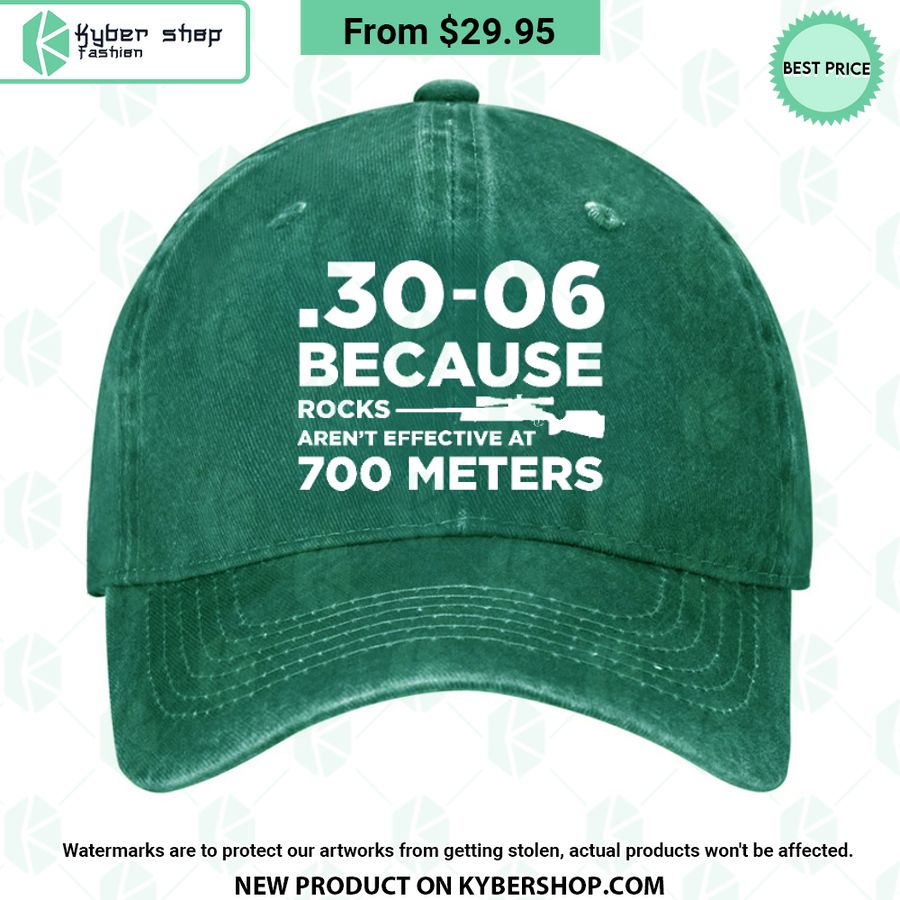 30-06 Because Rocks Aren’t Effective At 700 Meters Cap