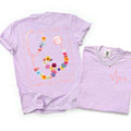Floral Nurse Comfort Colors Tee Medical Stethoscope Flowers