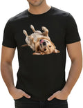Unisex Funny Dog Playful Puppy Graphic Tee for Pet Lovers Unisex , , , Long Sleeve Tee