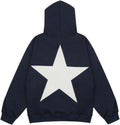 Star s Y2k Oversized Graphic s Aesthetic 90s Crewneck Long Sleeve Pullover Tops