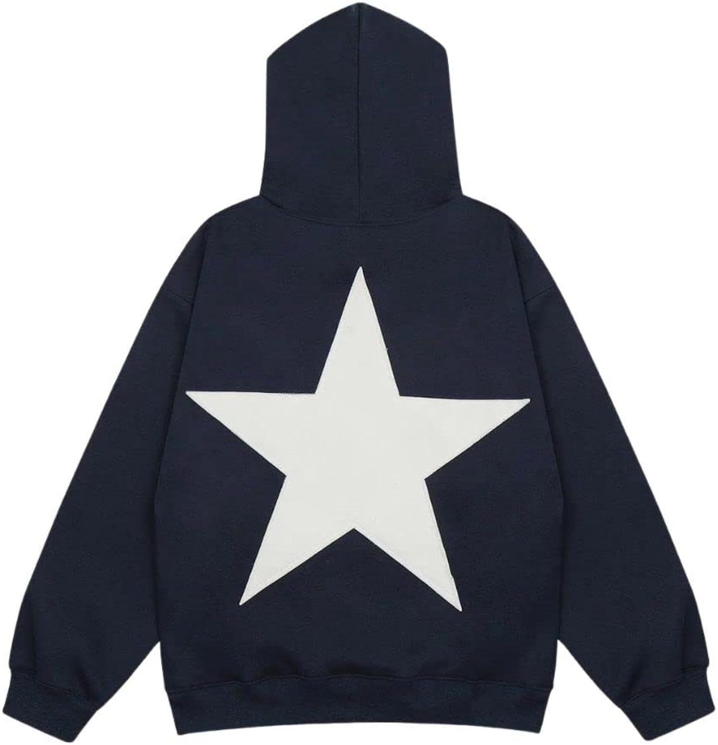 Star s Y2k Oversized Graphic s Aesthetic 90s Crewneck Long Sleeve Pullover Tops