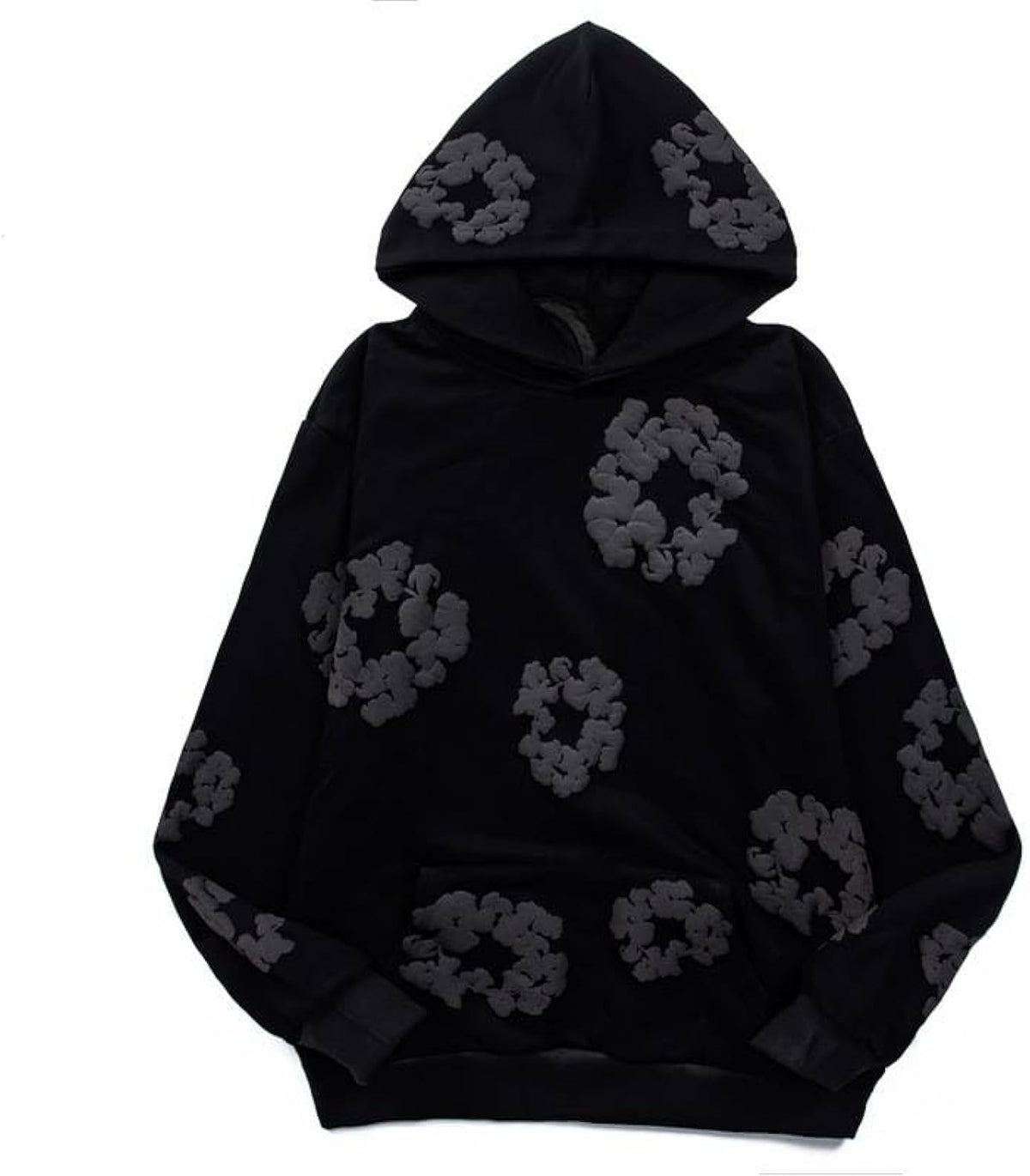 Y2K Men's Women's Casual Retro Large Harajuku Jacket Unisex , , , Long Sleeve Tee