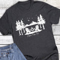 Custom Name Drop Camping Mountains Graphic Tee