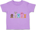Toddler Dogs Puppy Family Dog Lover Pet Cotton Cute Boy & Girl Clothes Unisex , , , Long Sleeve Tee