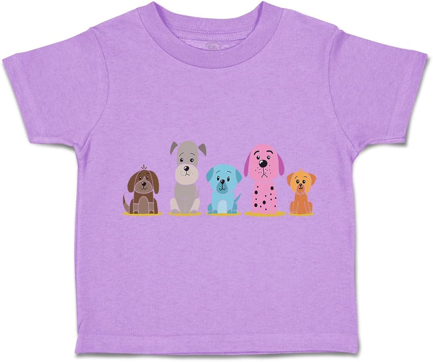Toddler Dogs Puppy Family Dog Lover Pet Cotton Cute Boy & Girl Clothes Unisex , , , Long Sleeve Tee