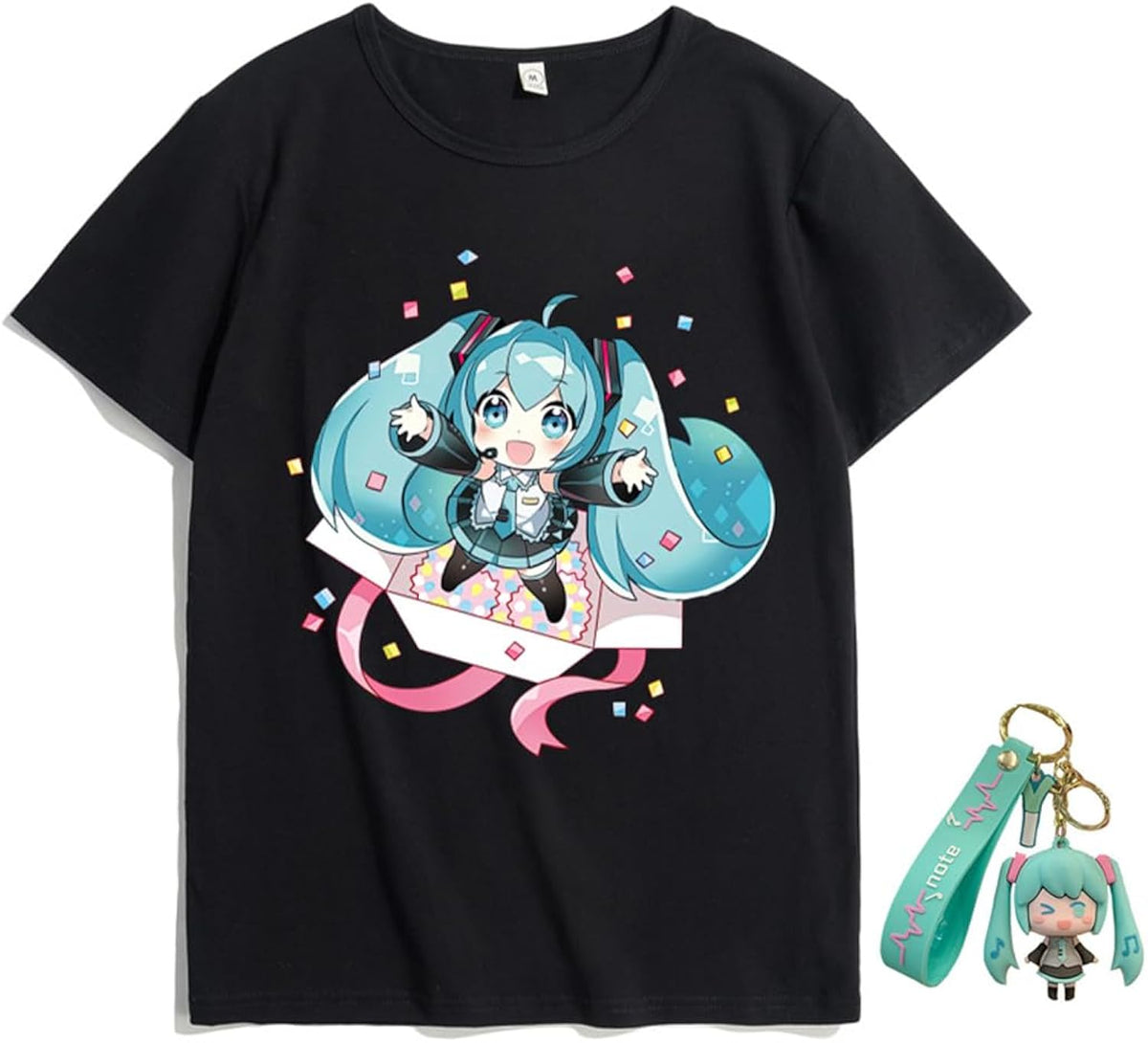Adult Anime Shirt Summer Fashion Versatile Anime Pattern Printed Unisex , , , Long Sleeve Tee