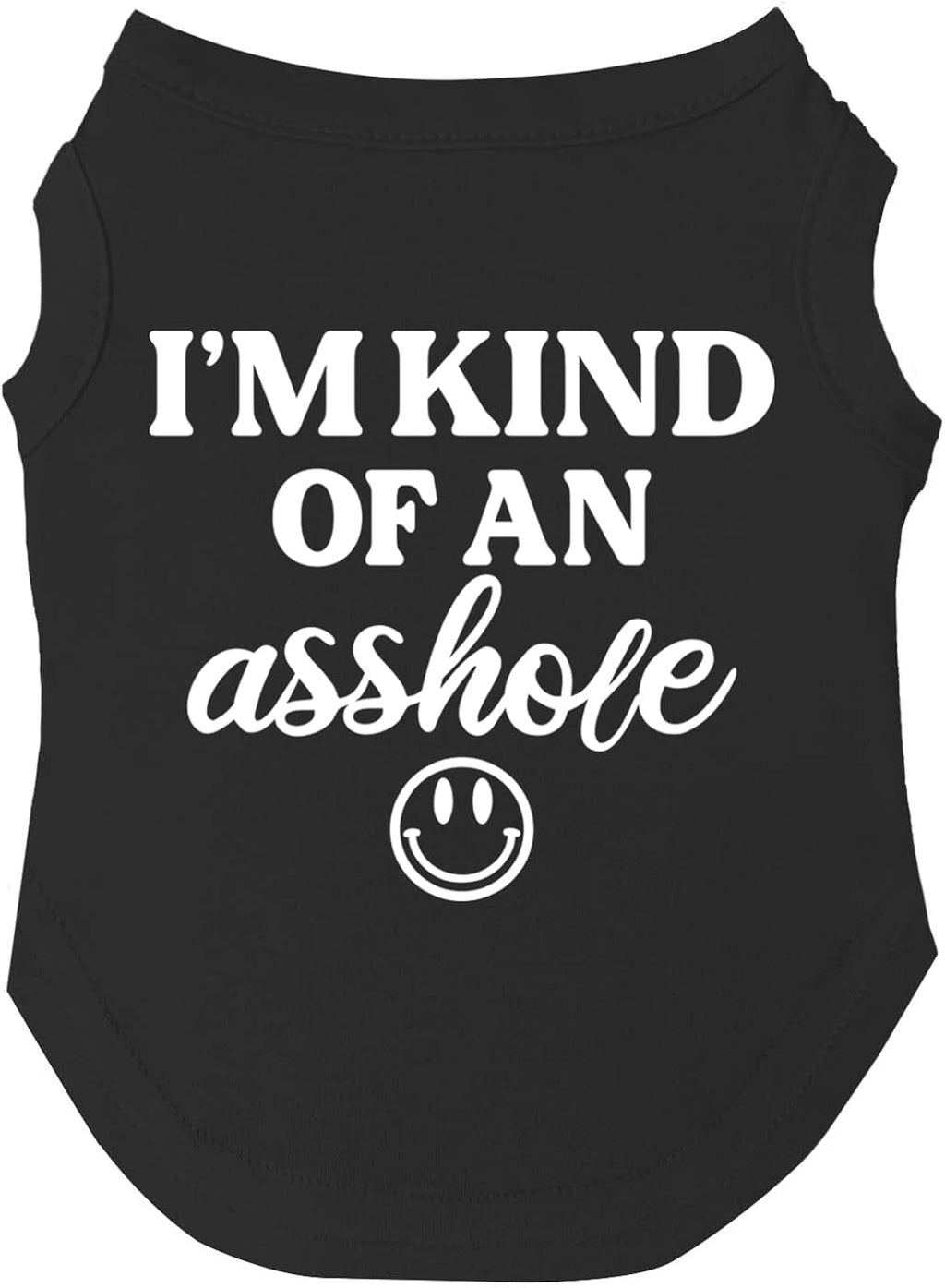 I'm Kind of an A(Problem) Dog Tee Shirt | Sleeveless Breeds | Do Not Pet | Funny Warning for Reactive or Moody Dogs |Black, Large 31