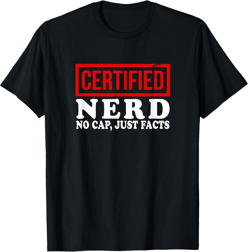 NO CAP NERD GEEK NOVELTY MERCH