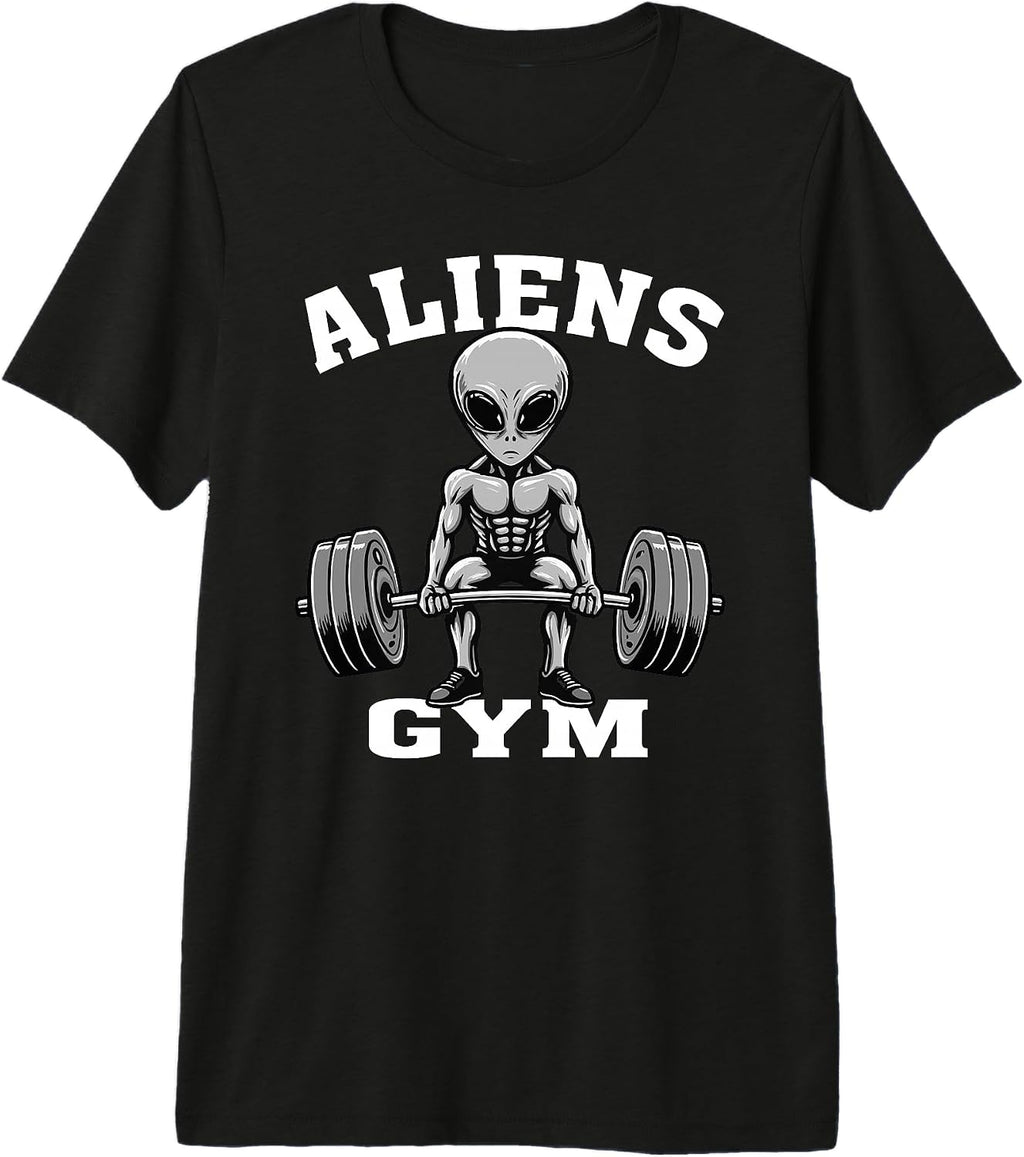 Aliens Gym Funny Workout body building Fitness