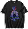 Solo Leveling , Sung Jinwoo Silhouette Aesthetic Graphic Tee Unisex , , , Long Sleeve Tee