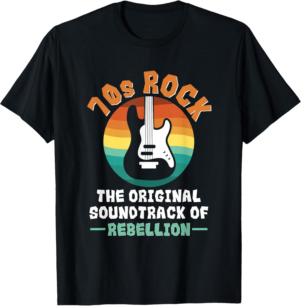 Vintage 70s Rock Music Guitar Festival Vinyl Collector Unisex , , , Long Sleeve Tee