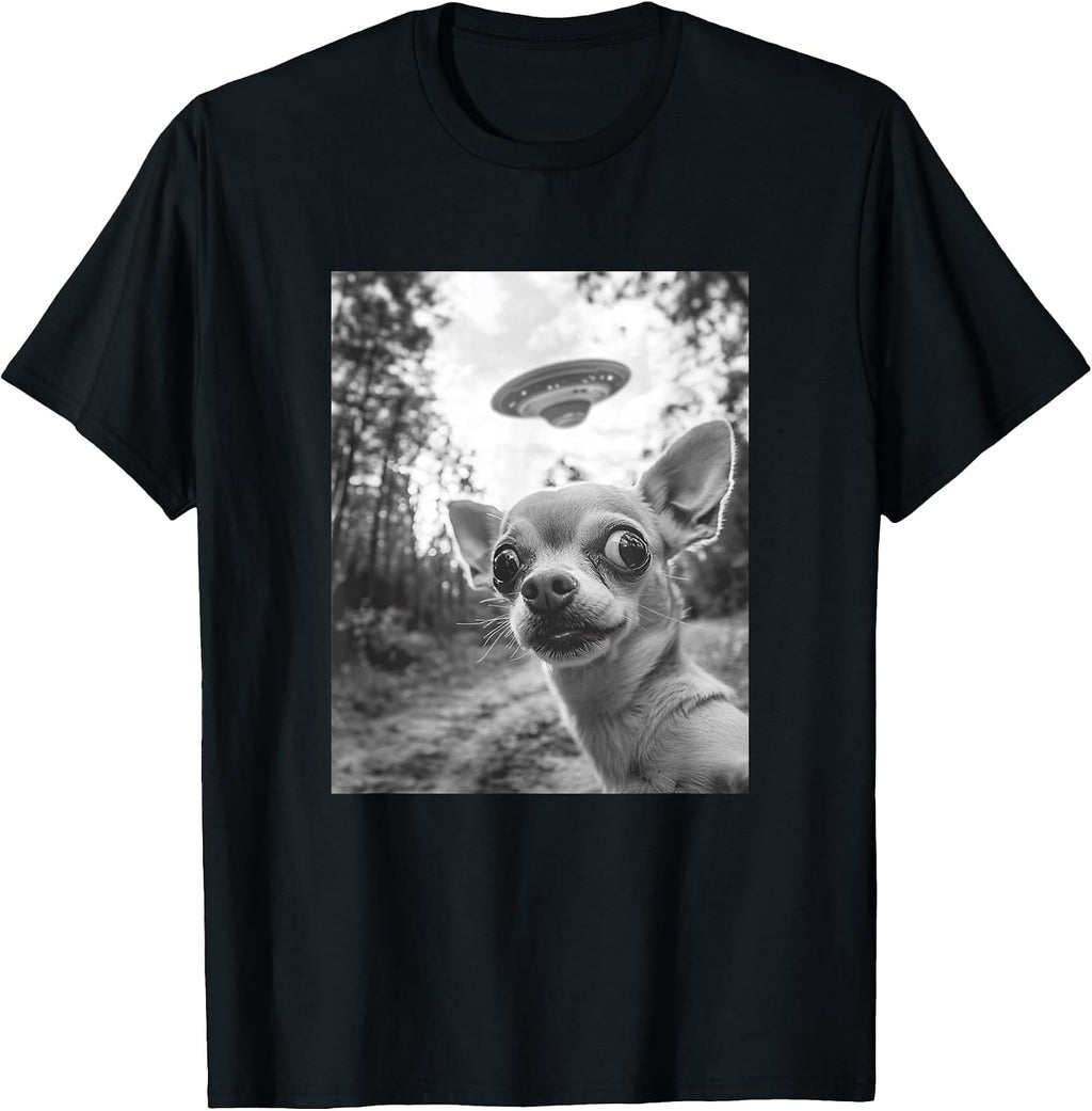 Funny Alien Chihuahua Selfie
