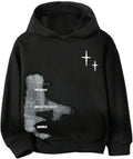 Boy's Graphic Long Sleeve Hooded Pullover Casual Streetwear Tops Unisex , , , Long Sleeve Tee
