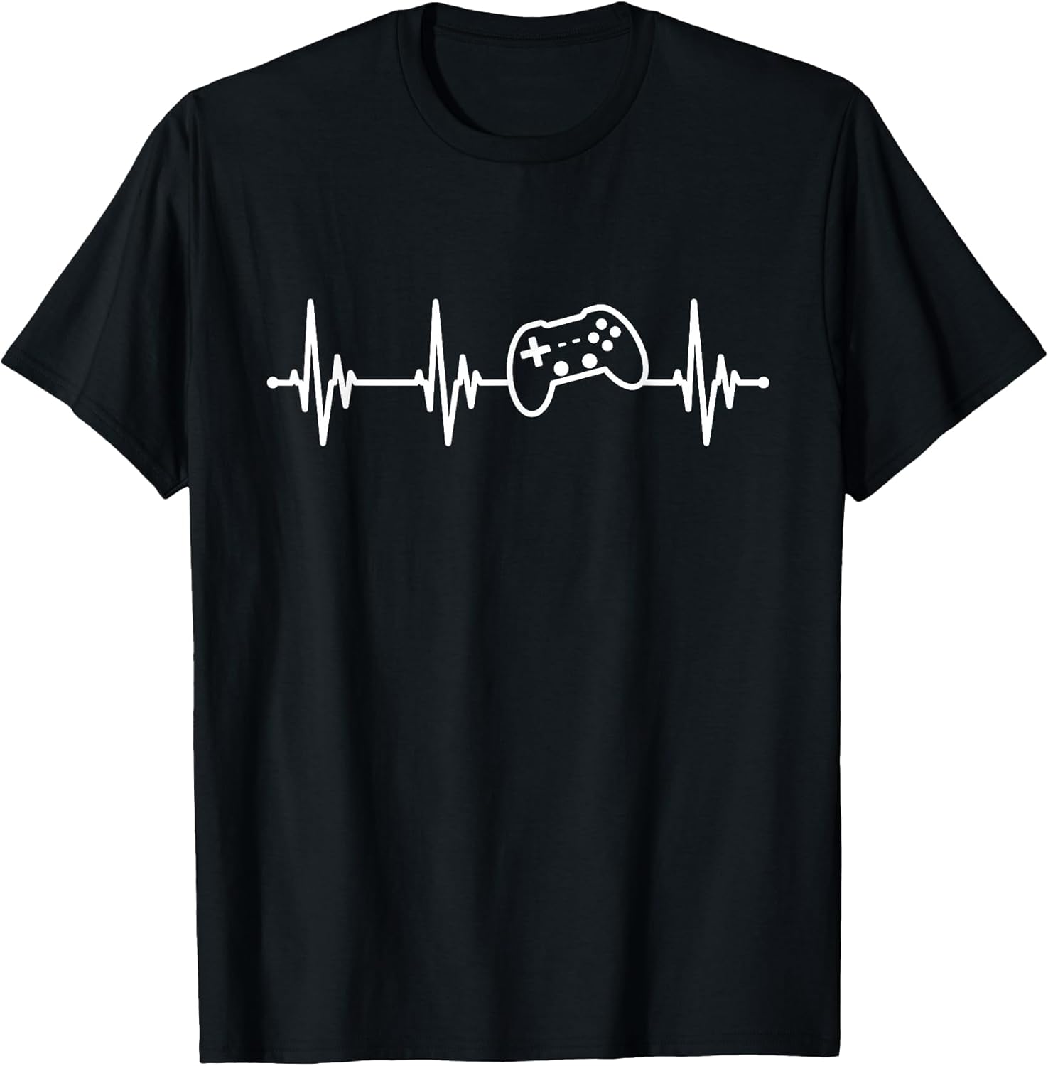 Heartbeat Gaming Controller Gamepad Gamer Unisex , , , Long Sleeve Tee