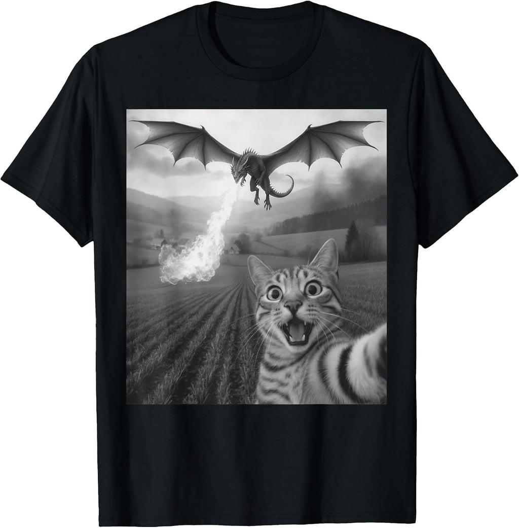 Whisker Dragon Selfie Fantasy Humor Art