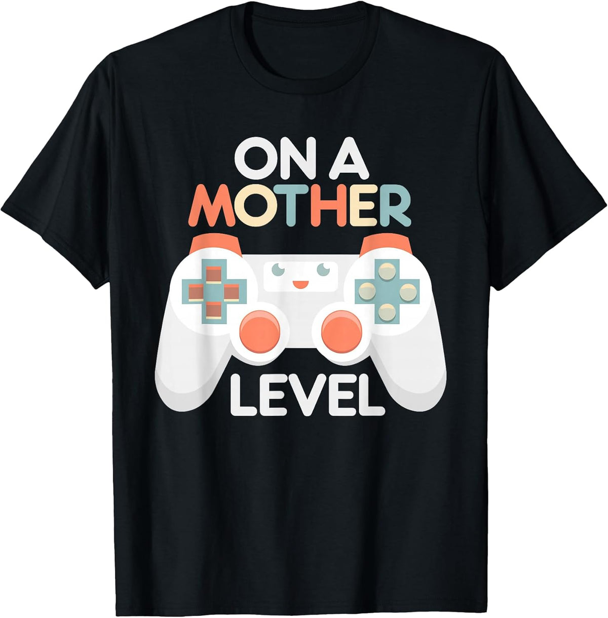 Funny Mothers Day Gamer Mom Gaming On A Mother Level Up Game Unisex , , , Long Sleeve Tee