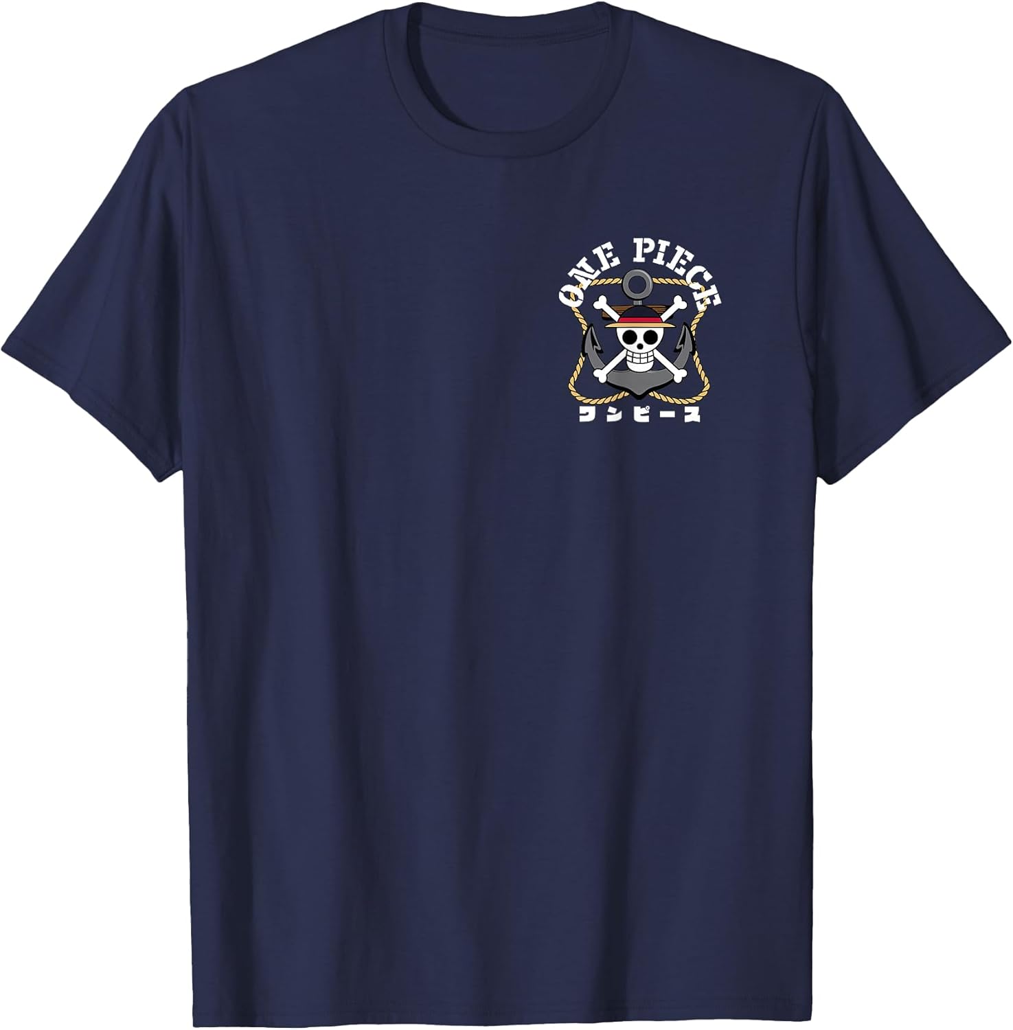 Anime Front and Back Anchor Logo and Crew Items Unisex , , , Long Sleeve Tee