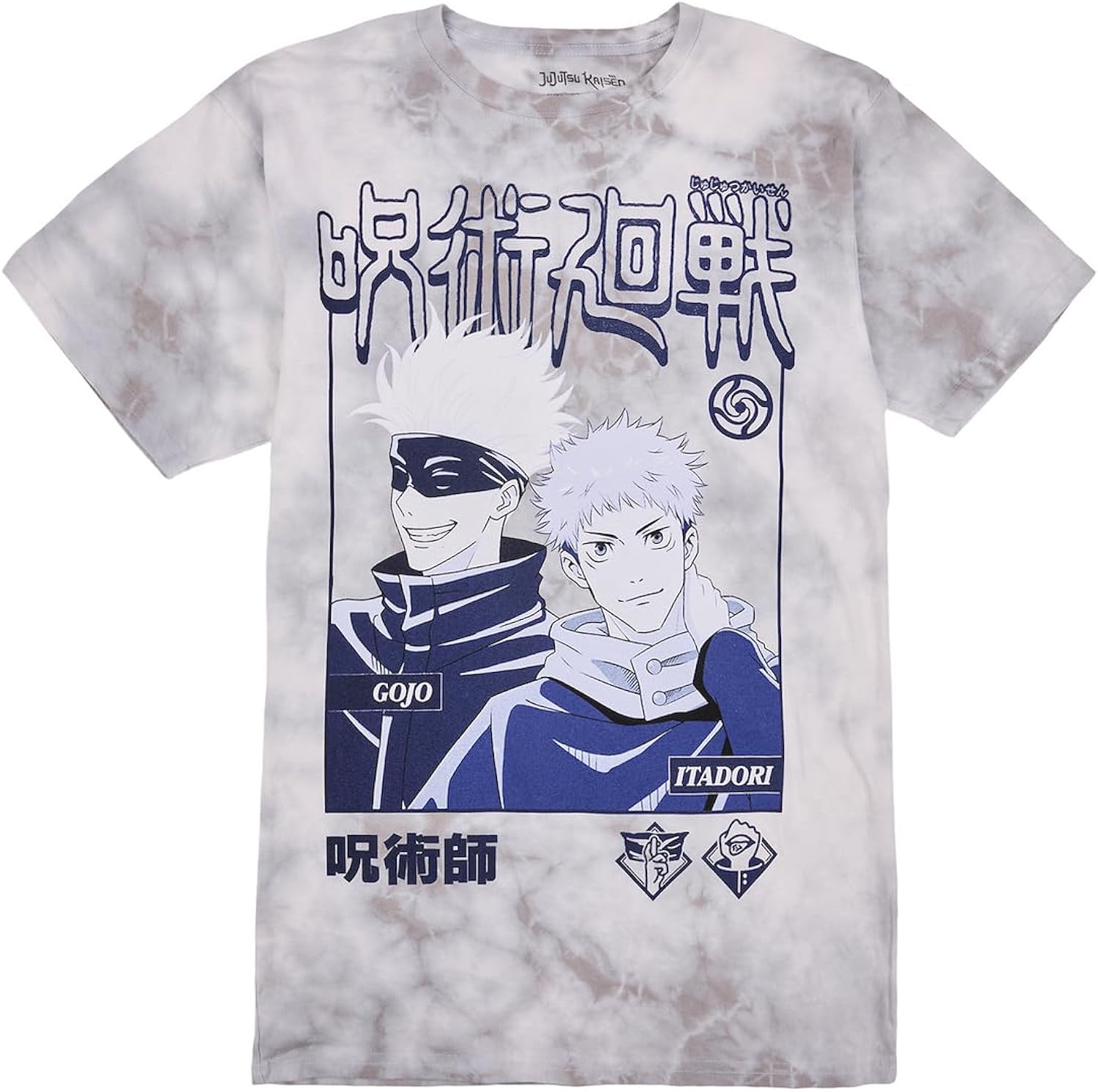 Jujutsu Kaisen Gojo Washed Unisex Tee Unisex , , , Long Sleeve Tee