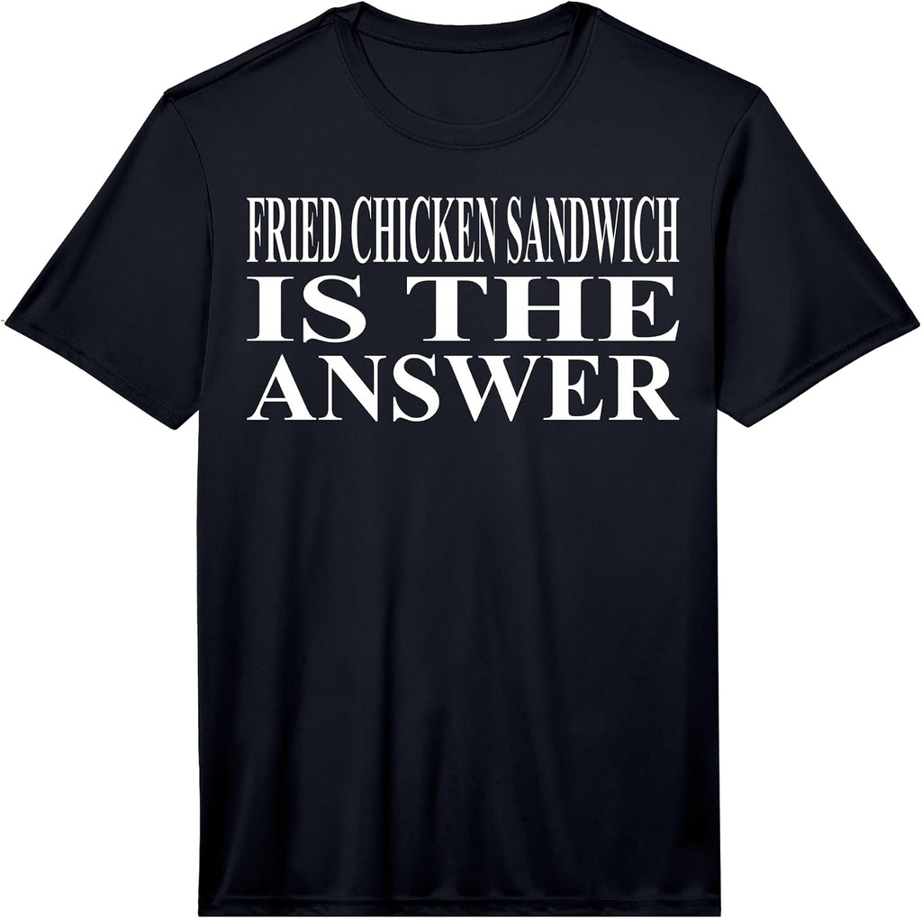 Cool Fried Chicken Sandwich Humor Quote Merch