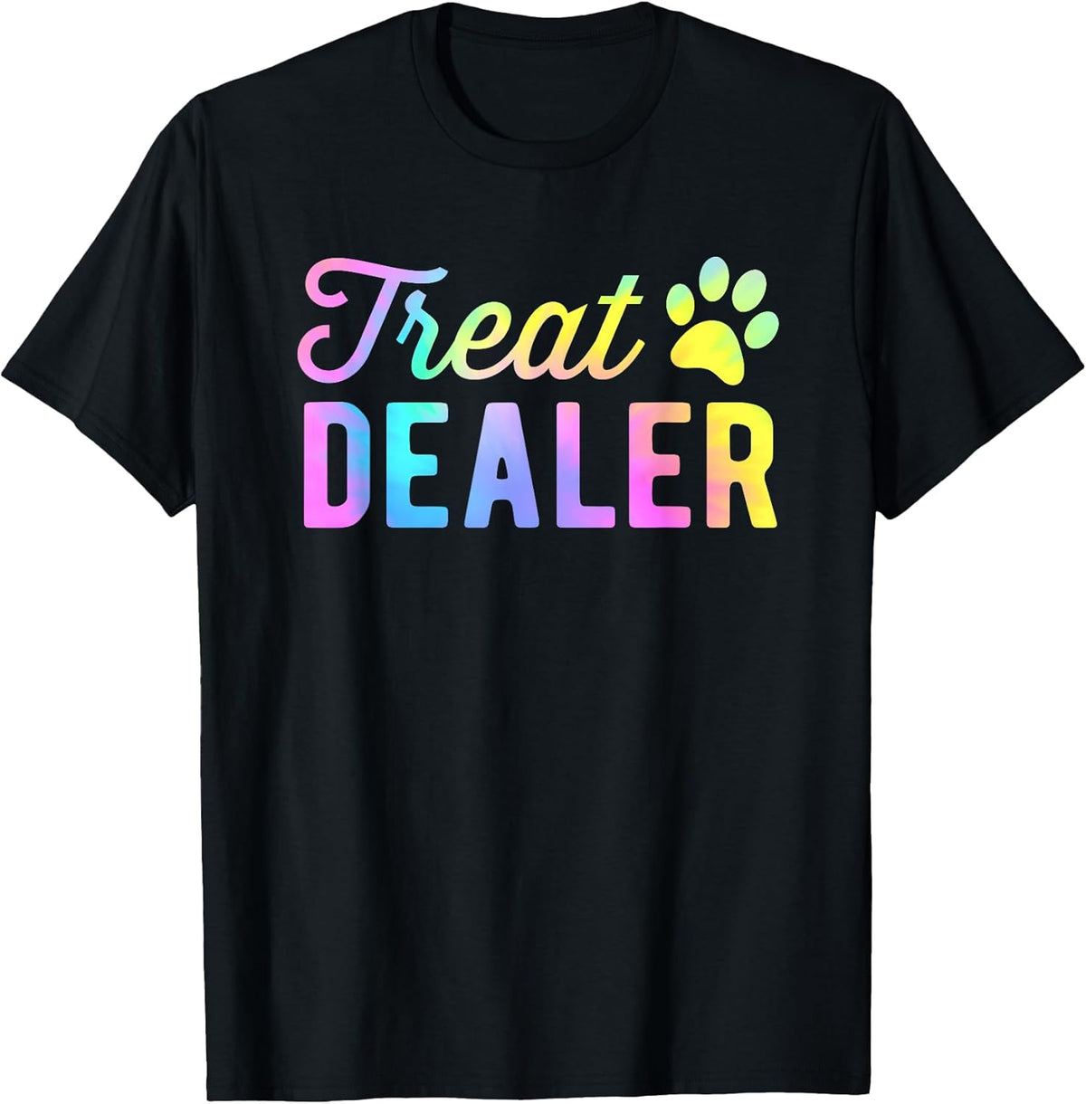 Dog Treat Dealer Dog Owner Dog Treats Tie Dye Dog Lover Unisex , , , Long Sleeve Tee
