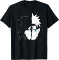Sasuke Split Face Anime Unisex , , , Long Sleeve Tee
