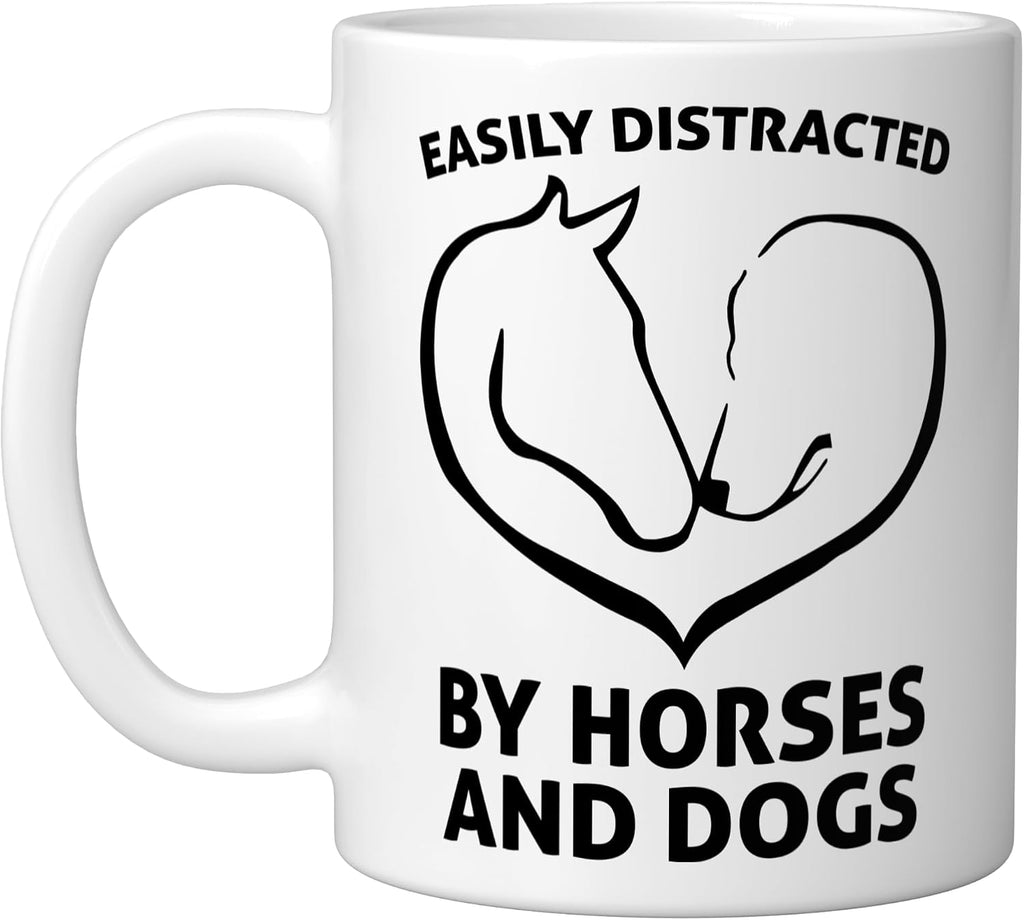 Easily Distracted by Horses and Dogs Shirt by T&T