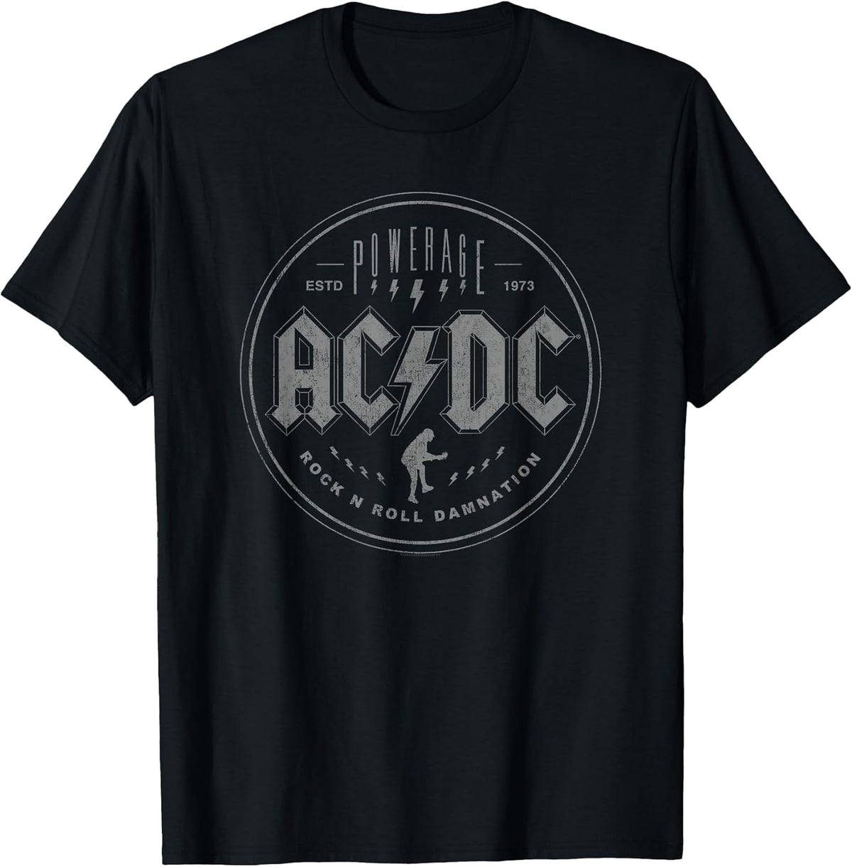 Official AC/DC Rock N Roll Damnation Band Music Vintage Logo Unisex , , , Long Sleeve Tee