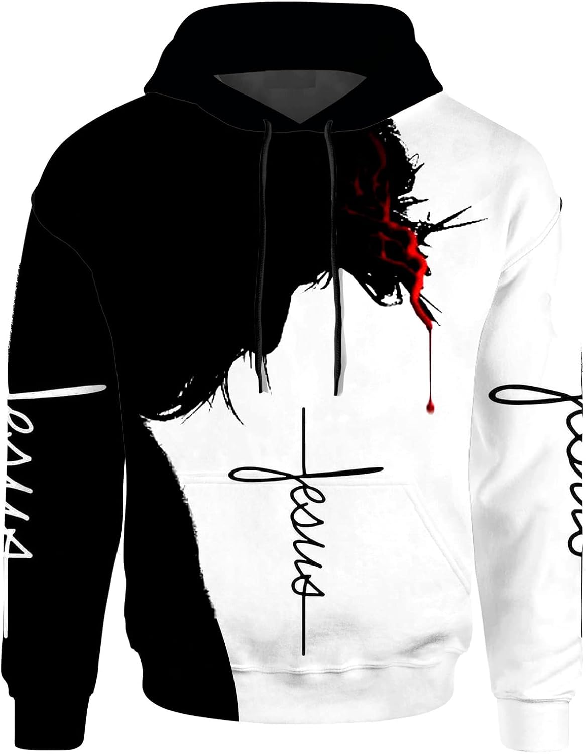 Unisex 3D Realistic Printed Novelty s for Men Women Cool Graphic Hooded Unisex , , , Long Sleeve Tee