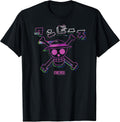 Anime Colorful Straw Hat Glitch with Kanji Unisex , , , Long Sleeve Tee
