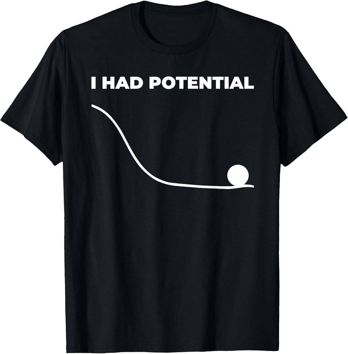 I Had Potential Physics Science Teacher Motivational Humor Unisex , , , Long Sleeve Tee