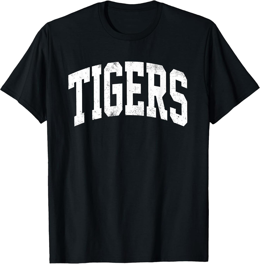 Retro Personalized Tiger Shirts Men Women Kids