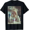 Funny Distressed Doll Face Meme Smoking Sarcastic Humor Gift Unisex , , , Long Sleeve Tee