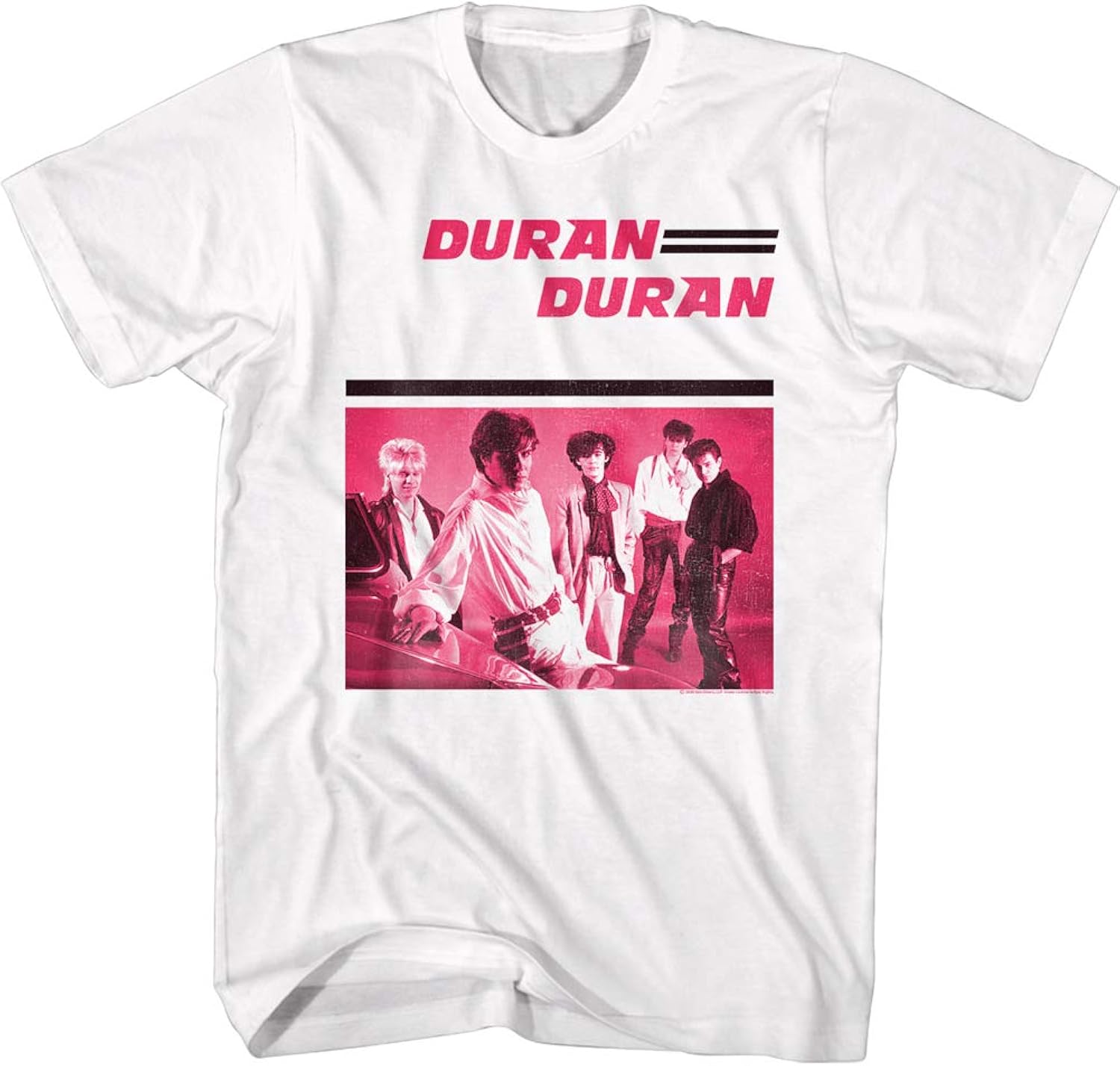 Duran Duran 80s Music Band Image Adult Short Sleeve Graphic Tee Unisex , , , Long Sleeve Tee