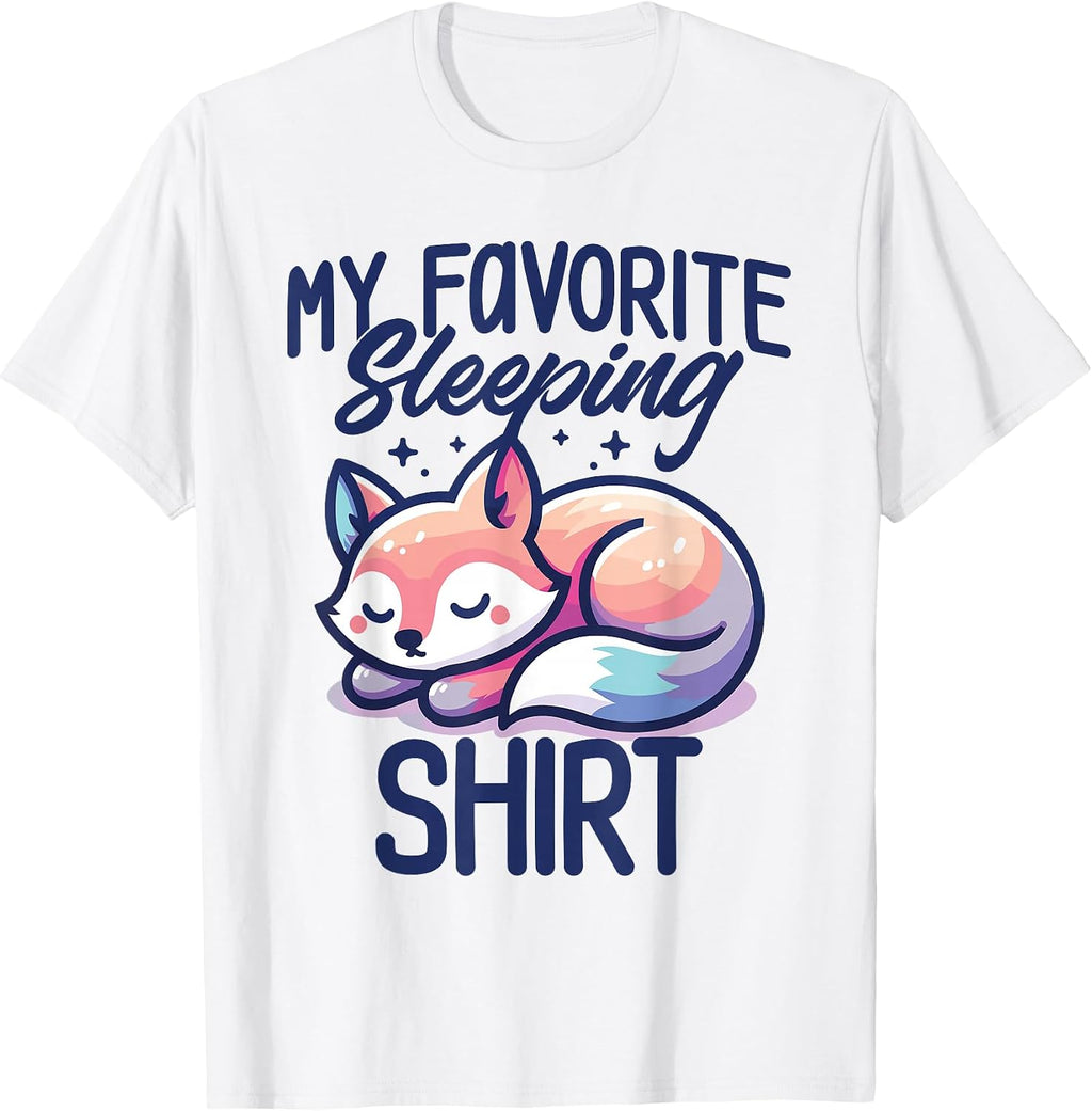 My Favorite Sleeping Shirt Cute Animal