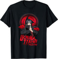 Uchiha Itachi Sharingan Symbol with Clouds Anime Unisex , , , Long Sleeve Tee