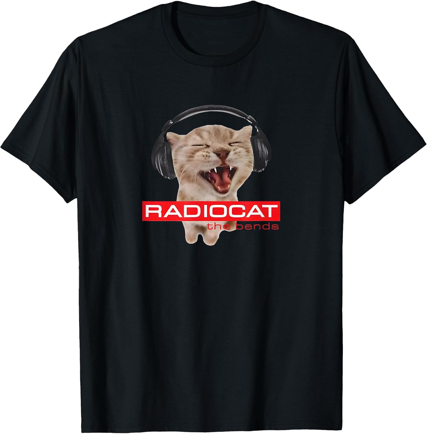 Kitten Headphones Cat Tech House Music Funny Cat Lover Unisex , , , Long Sleeve Tee