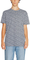 Men's All Over Logo Print Regular Fit Tee Unisex , , , Long Sleeve Tee