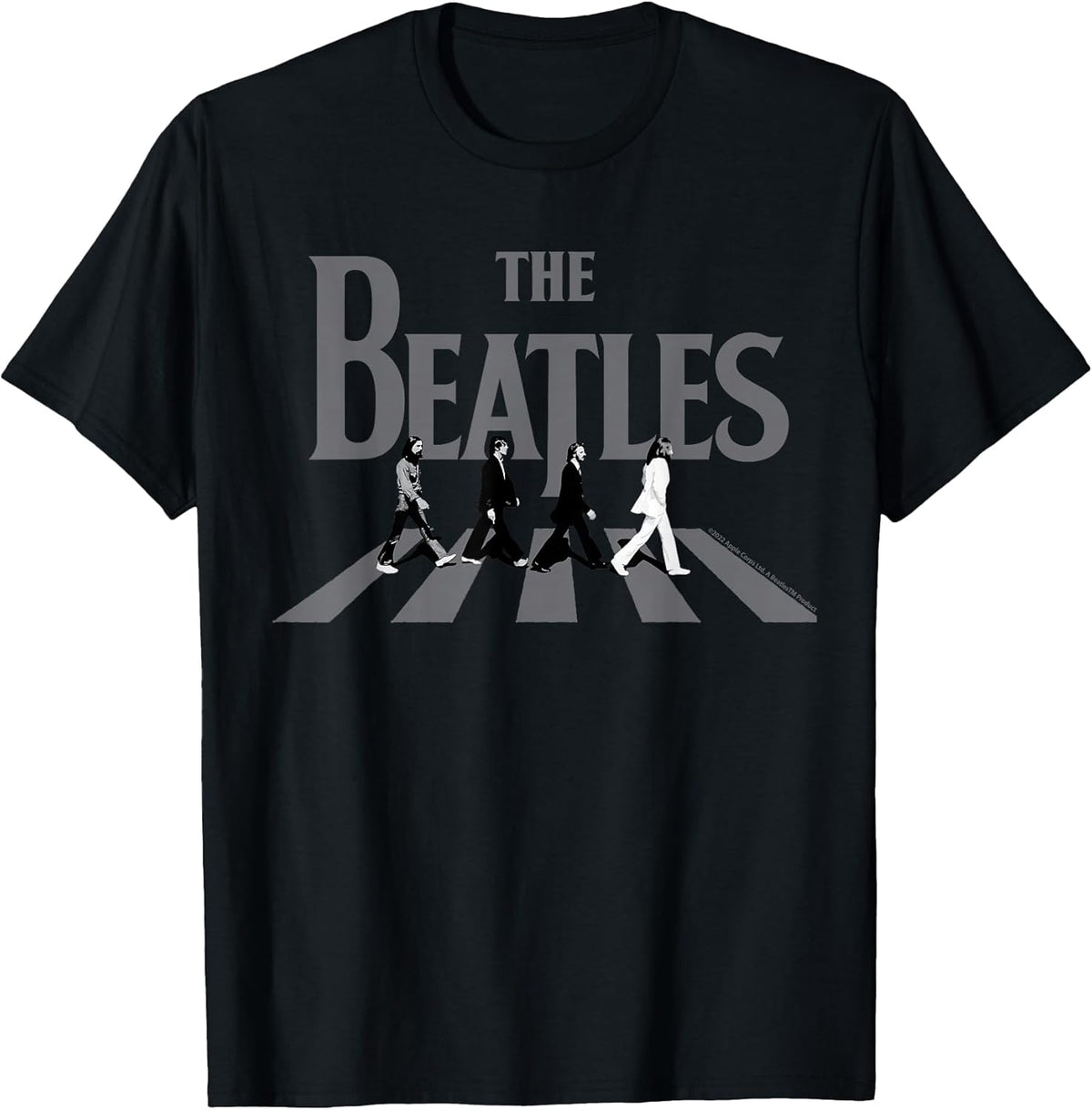 Abbey Road Greyscale Album Cover Unisex , , , Long Sleeve Tee