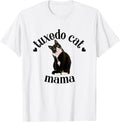 Tuxedo Cat Mama Cute Tuxedo Mom Tuxedo Lover Unisex , , , Long Sleeve Tee