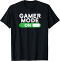 Gamer Mode On Funny Novelty Gaming Video Games T Shirt Unisex , , , Long Sleeve Tee