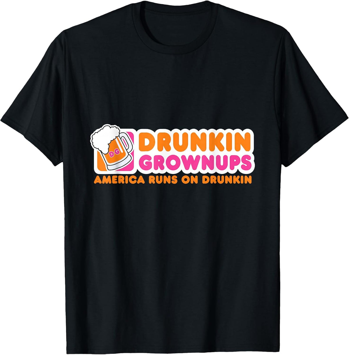 Drunkin Grownups Adult Party Sarcastic Gift Drinking shirt Unisex , , , Long Sleeve Tee