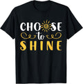 Growth Mindset Teacher Choose to Shine Motivation Unisex , , , Long Sleeve Tee