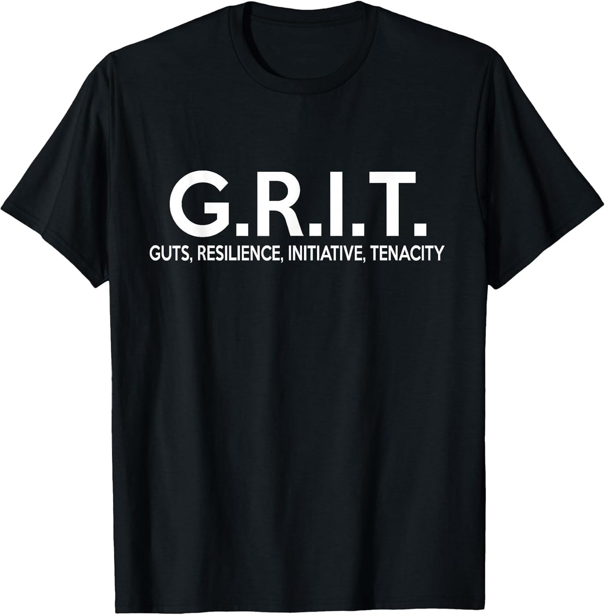 G.R.I.T. Guts Resilience Initiative Tenacity Unisex-Adult Unisex , , , Long Sleeve Tee