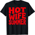 Hot-Wife Summer Shirt Vintage Y2K Aesthetic Unisex , , , Long Sleeve Tee