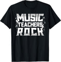 Music Teachers Rock School Appreciation Gift Choir Band Men Women Girls Kids Unisex , , , Long Sleeve Tee