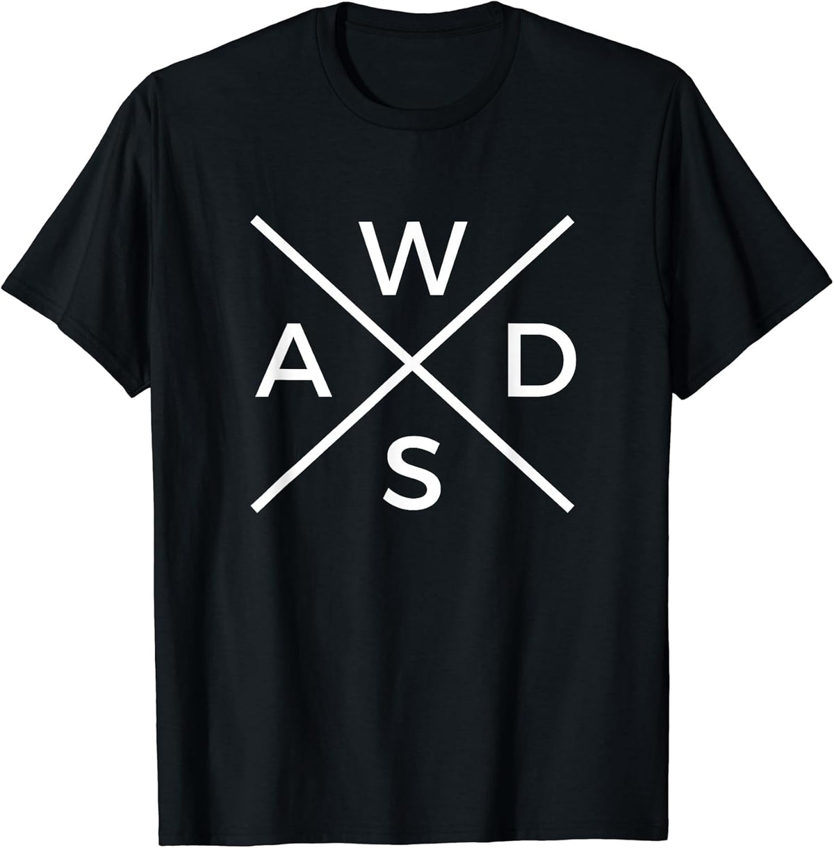 Funny Gamer PC Gaming WASD Unisex , , , Long Sleeve Tee